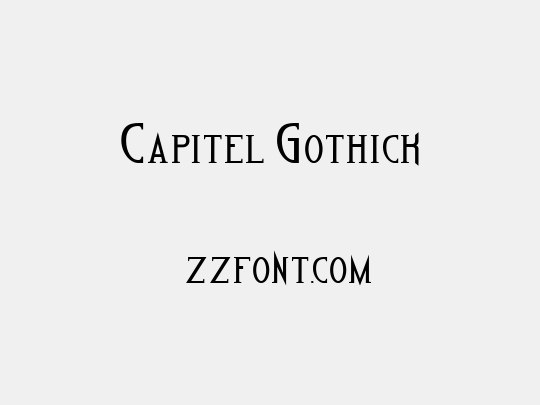 Capitel Gothick 