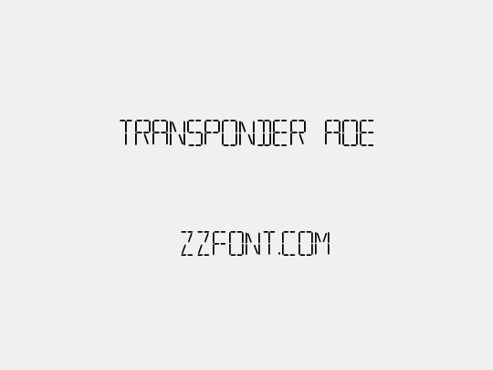 Transponder AOE