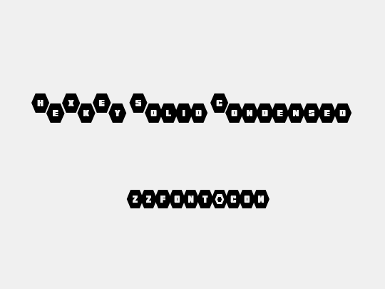 HeXkEy Solid Condensed