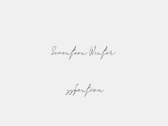 Seventeen Winter