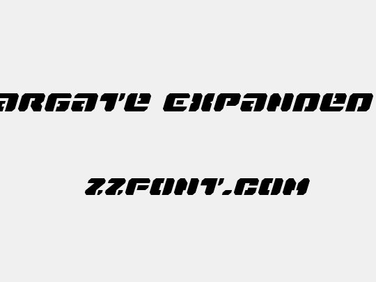 Dan Stargate Expanded Italic