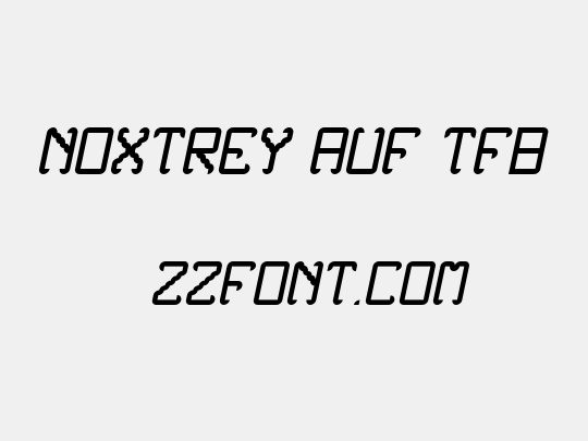 Noxtrey Auf tfb