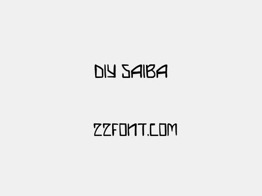 DIY Saiba