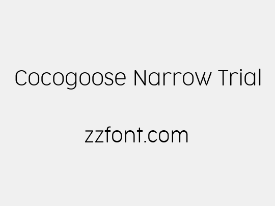 Cocogoose Narrow Trial