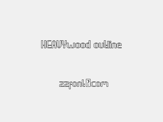 HEAVYwood outline
