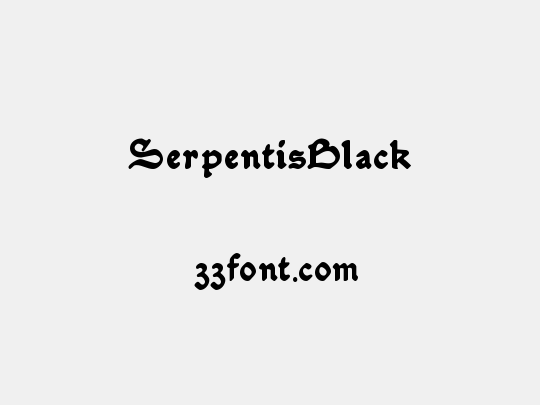 SerpentisBlack