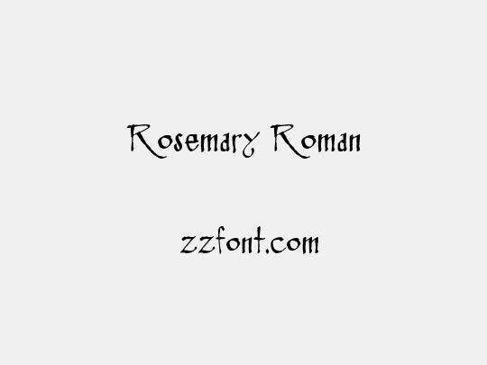Rosemary Roman