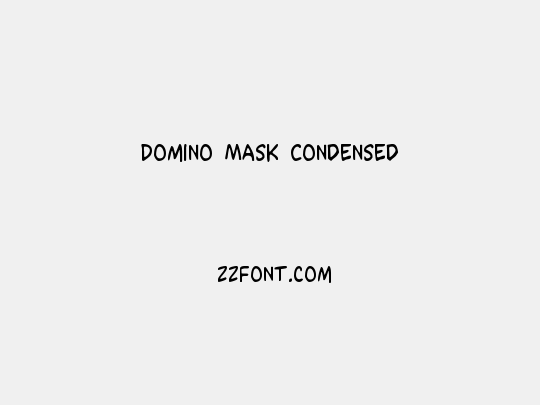 Domino Mask Condensed