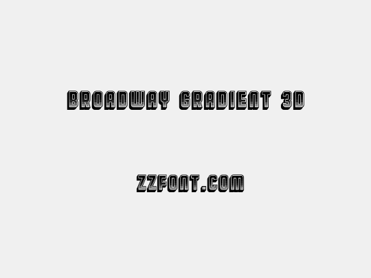 Broadway Gradient 3D