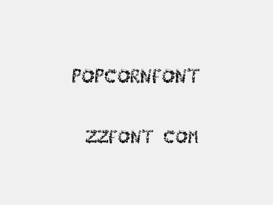 PopCornFont