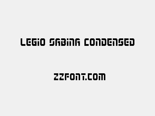 Legio Sabina Condensed