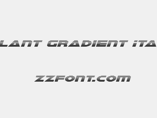 Galant Gradient Italic