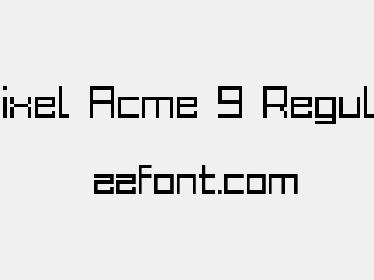 Grixel Acme 9 Regular