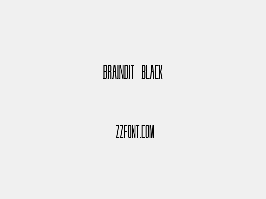 BRAINDIT  Black