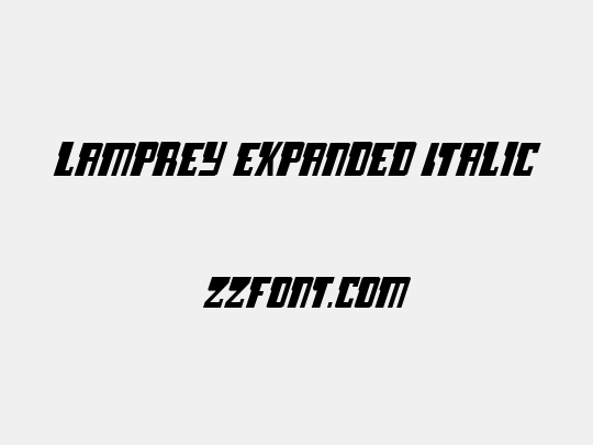 Lamprey Expanded Italic