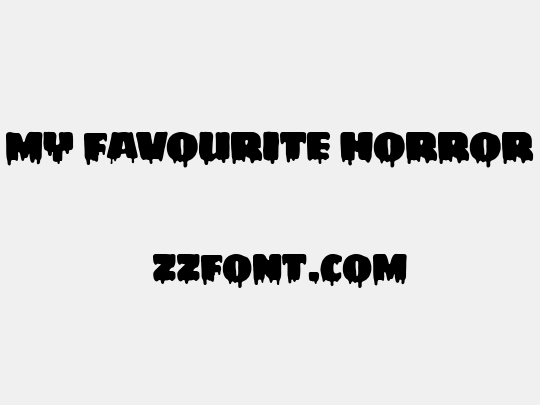 My Favourite Horror