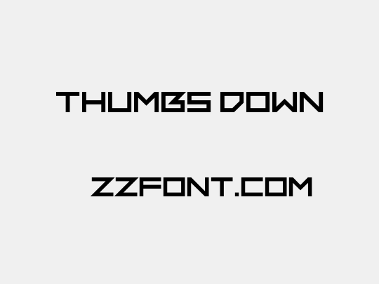 Thumbs Down