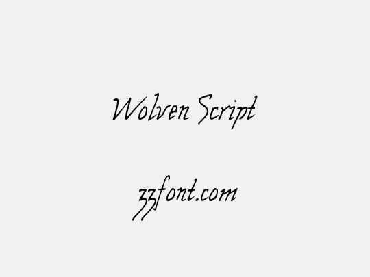 Wolven Script