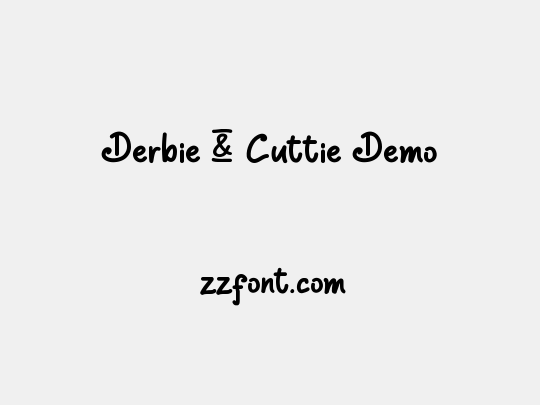 Derbie & Cuttie Demo
