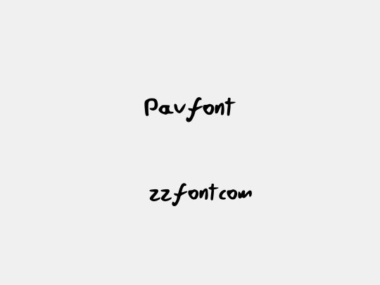 Pavfont