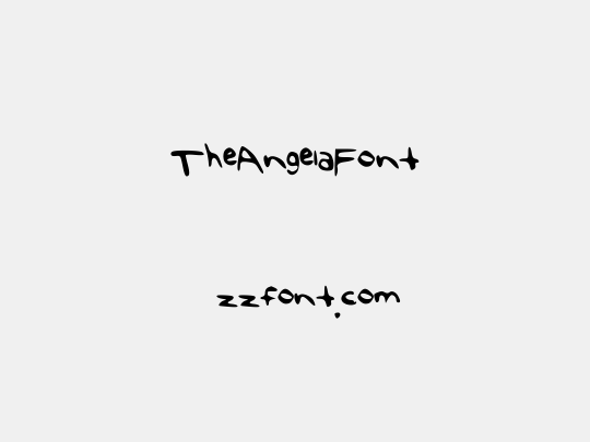 TheAngelaFont