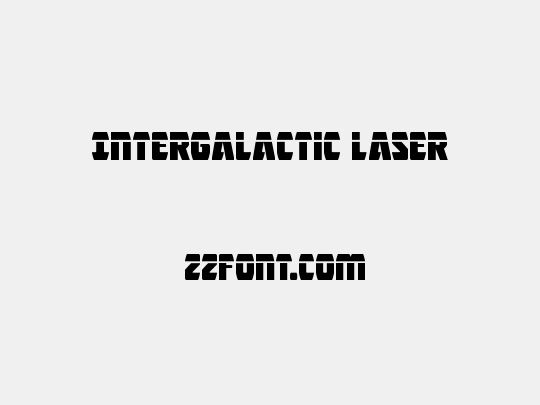 Intergalactic Laser