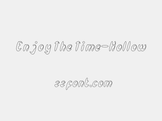 Enjoy The Time-Hollow