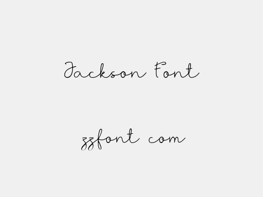 Jackson Font