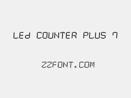 LED Counter Plus 7