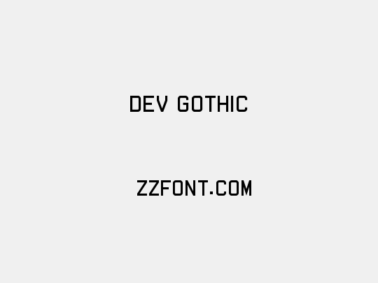 Dev Gothic