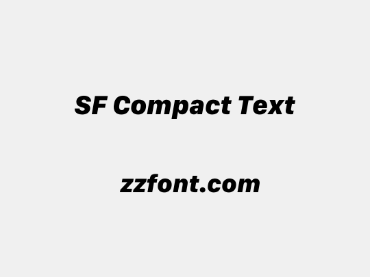 SF Compact Text