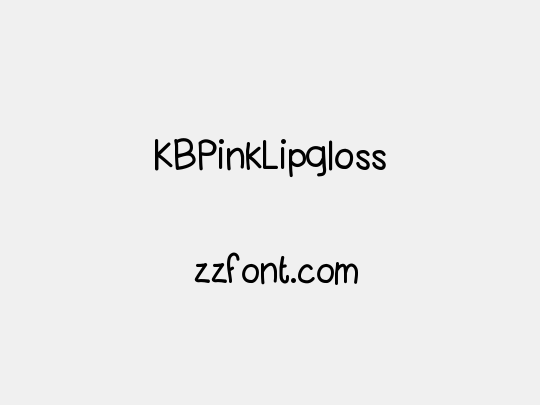 KBPinkLipgloss