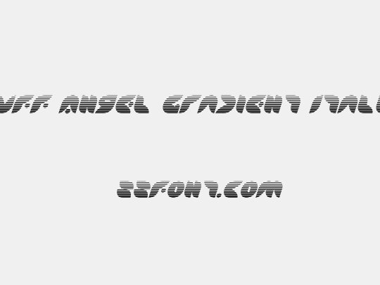 Puff Angel Gradient Italic
