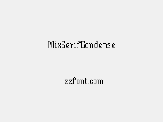 MixSerifCondense