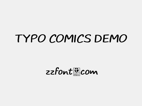 TYPO COMICS DEMO
