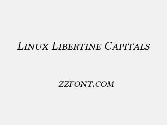 Linux Libertine Capitals