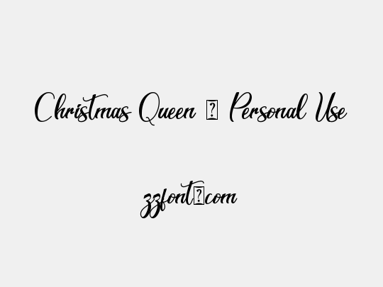 Christmas Queen - Personal Use
