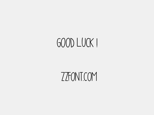 GOOD LUCK !