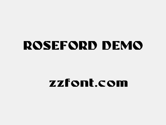 ROSEFORD DEMO