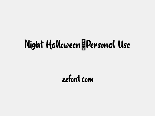 Night Halloween-Personal Use