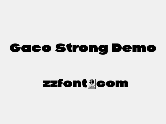 Gaco Strong Demo