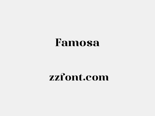 Famosa