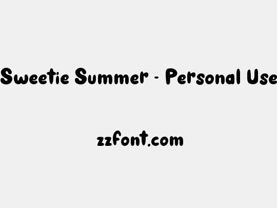 Sweetie Summer - Personal Use