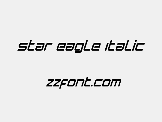 Star Eagle Italic