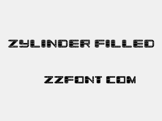 Zylinder Filled