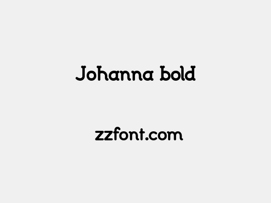 Johanna bold