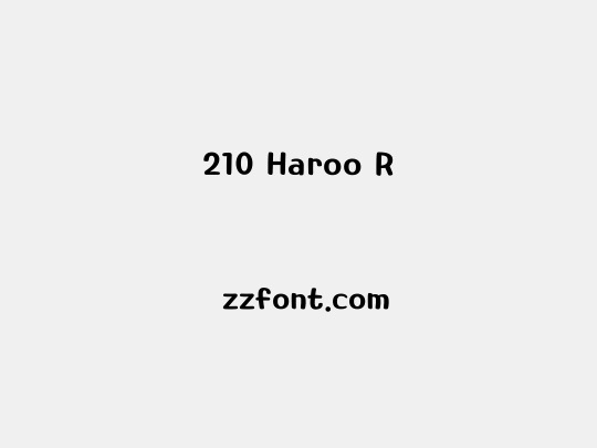 210 Haroo R