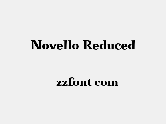 Novello Reduced