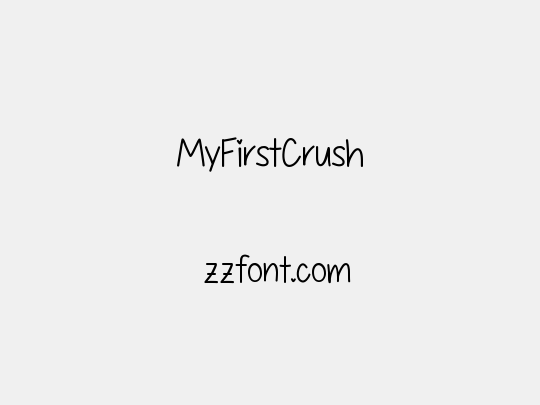 MyFirstCrush