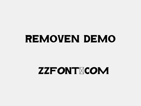 REMOVEN DEMO
